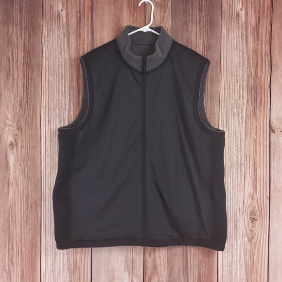Vineyard Vines Mens Size XXL Mountain Sweater Fleece Vest Full Zip Gray 1K005096 - Picture 3 of 13